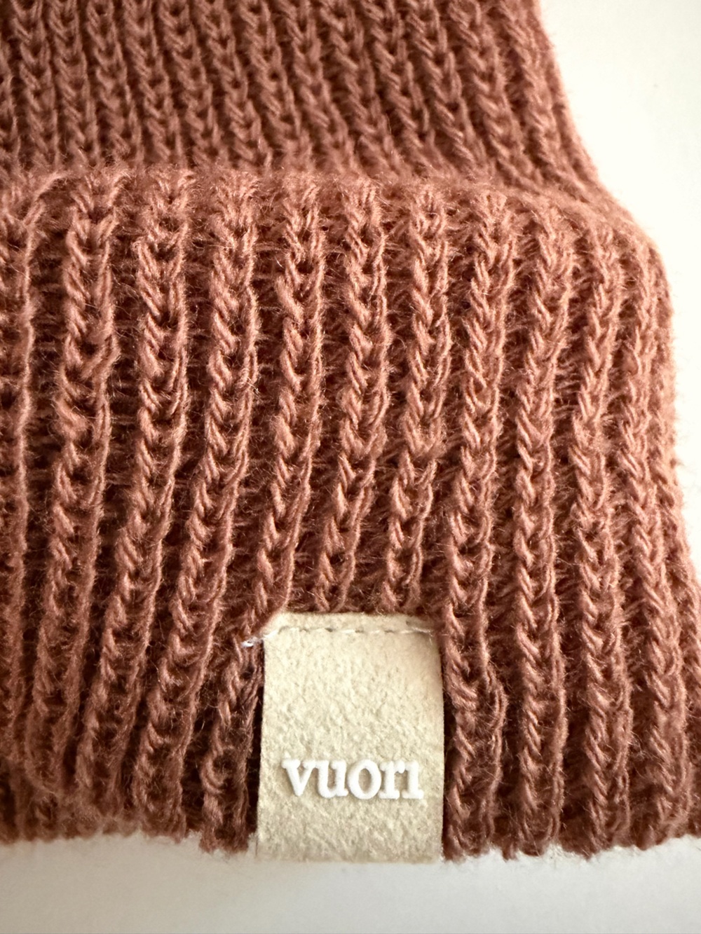 Vuori Beanie Waffle Knit Ribbed